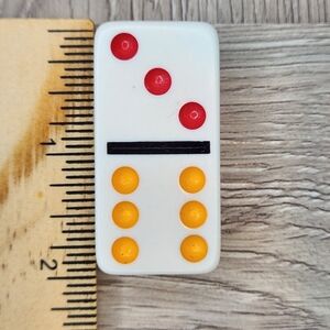 3:6 Replacement Dominoes Large Dot Shiny Color 2 X 1 X 5/8th